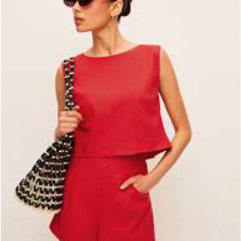 NWT Cotton & Linen Sleeveless Top With Shorts Set